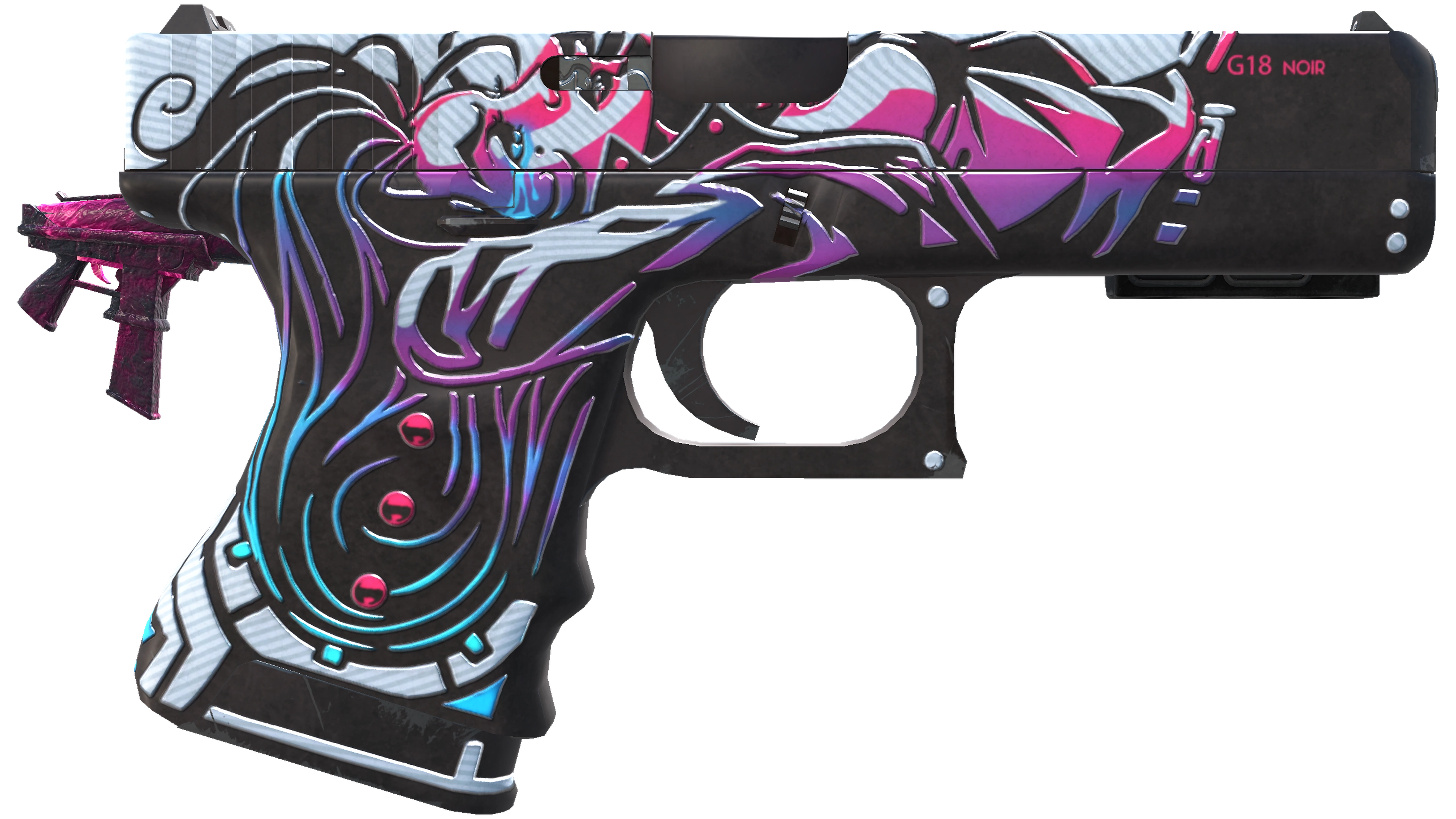 Миниатюра StatTrak™ Glock-18 | Neo-Noir (Minimal Wear)