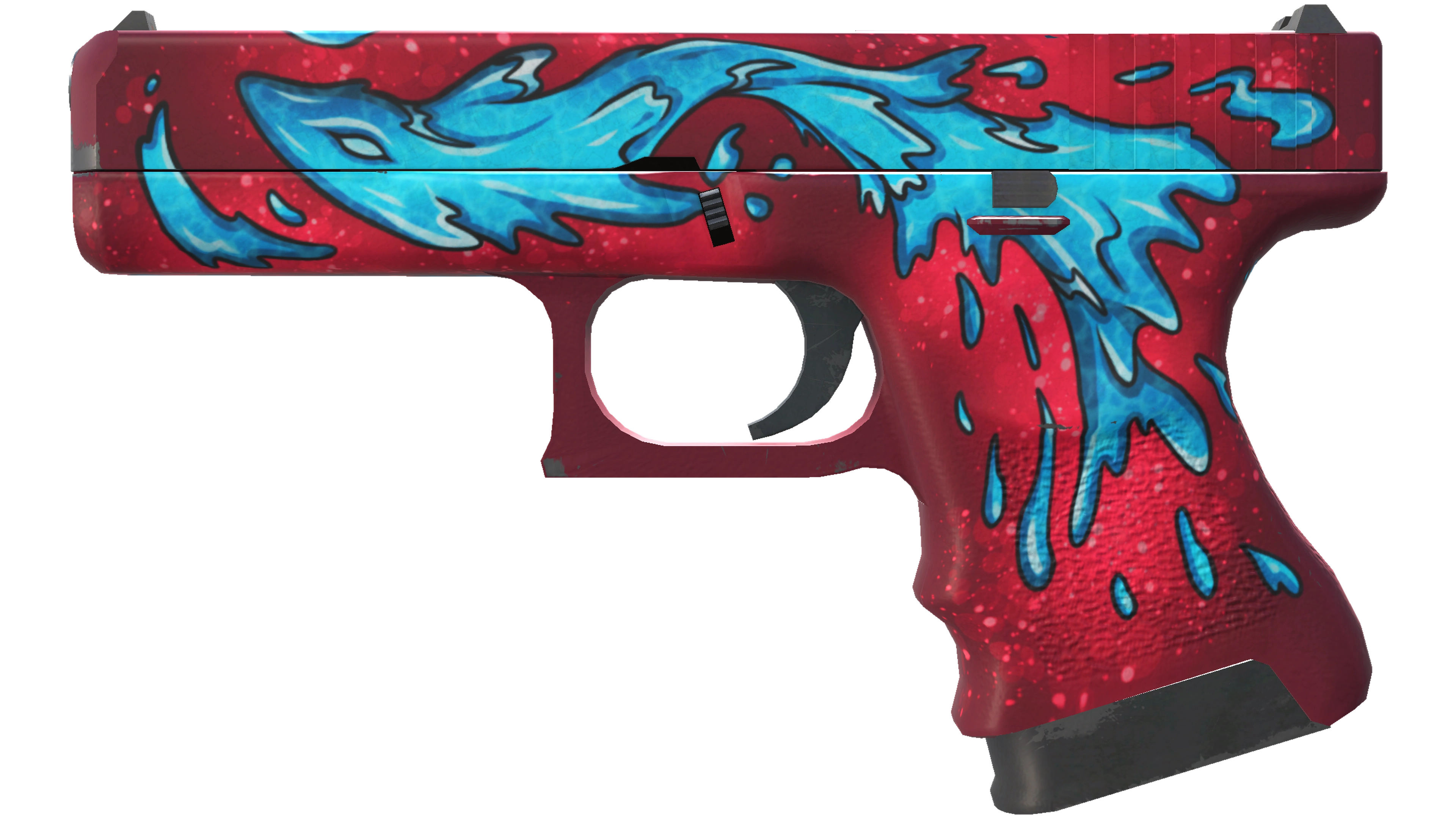 Glock-18 | Water Elemental (Minimal Wear)