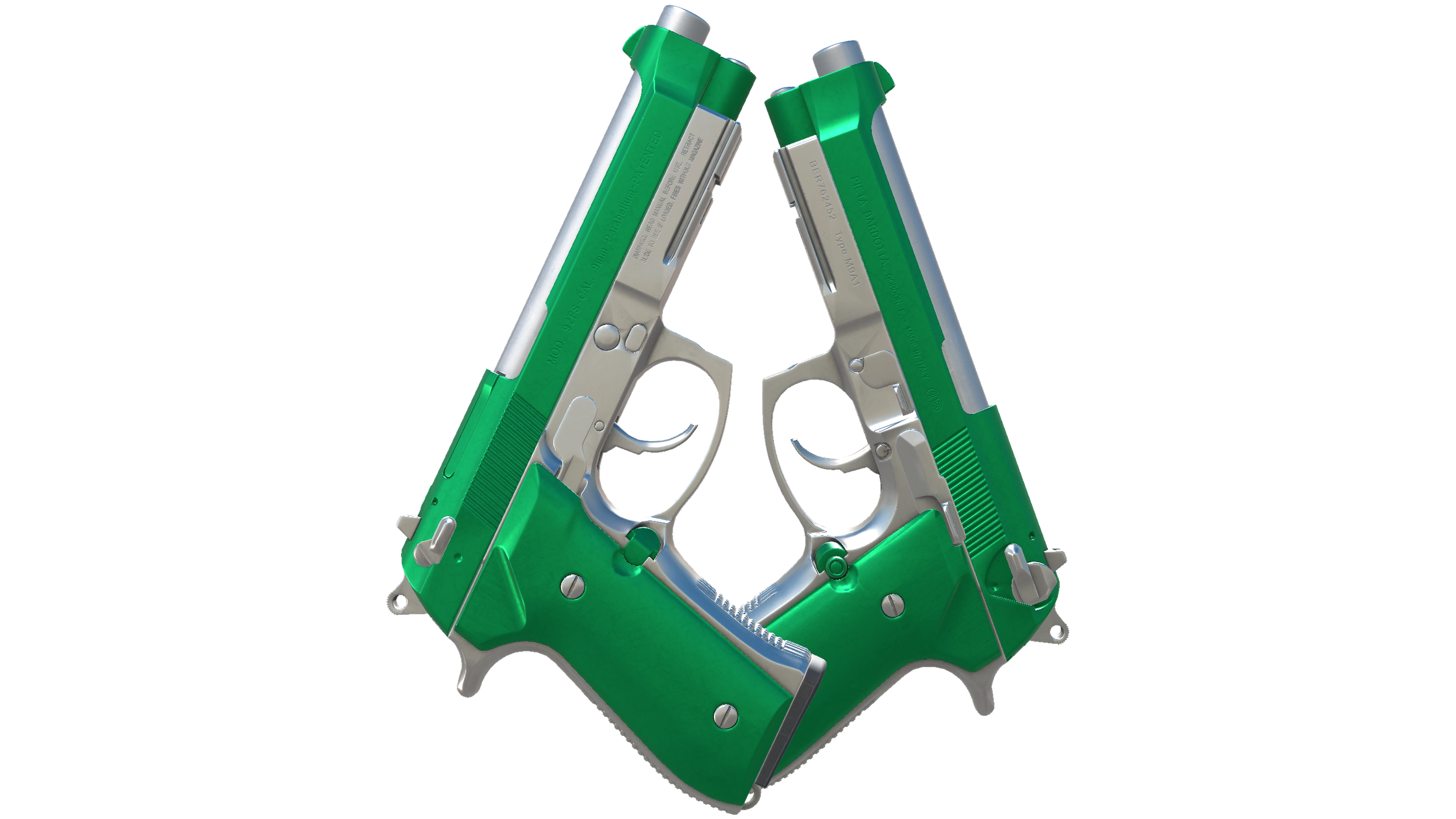 صورة مصغرة لـ Dual Berettas | Emerald (Factory New)