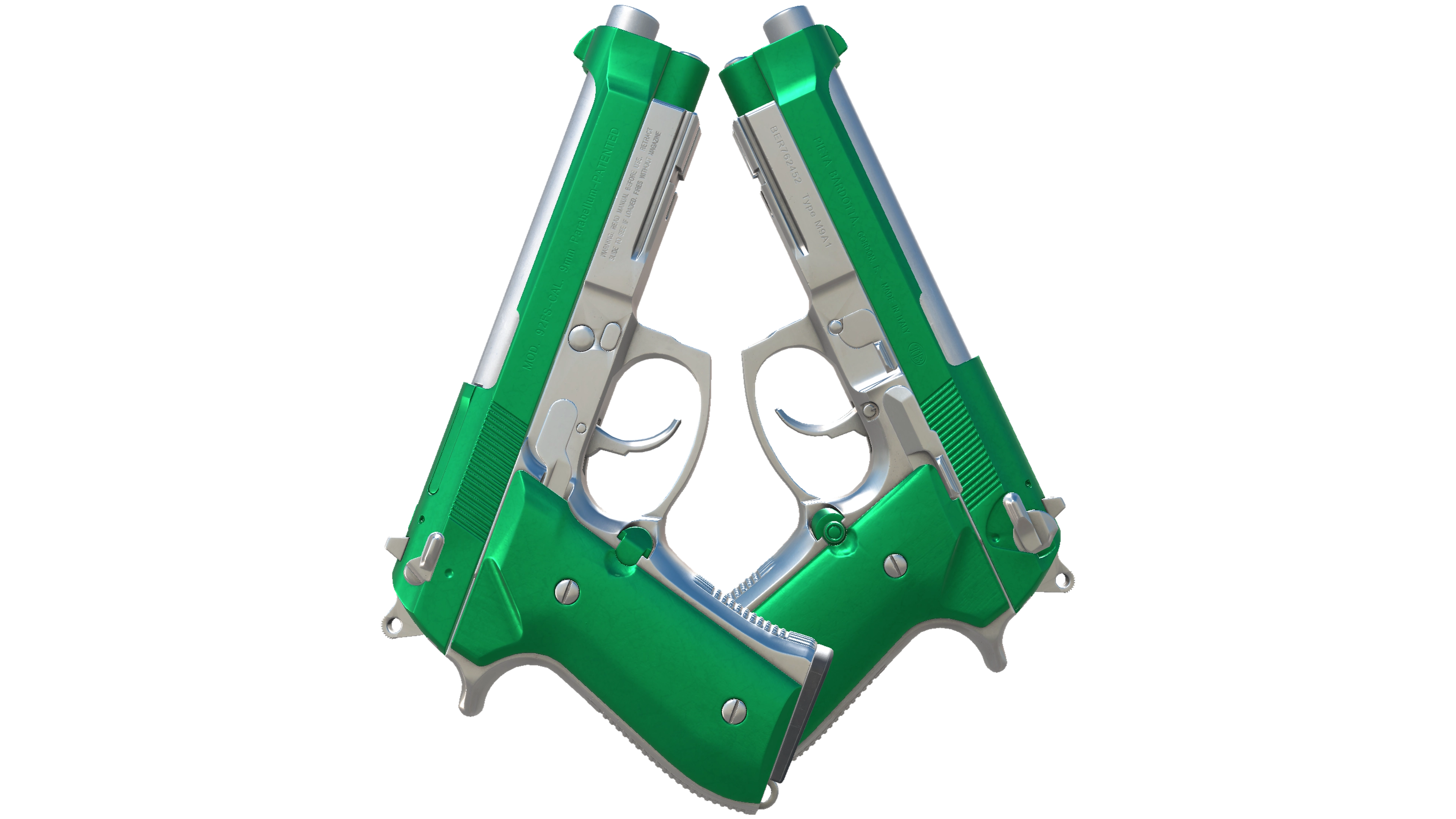 صورة مصغرة لـ Dual Berettas | Emerald (Factory New)