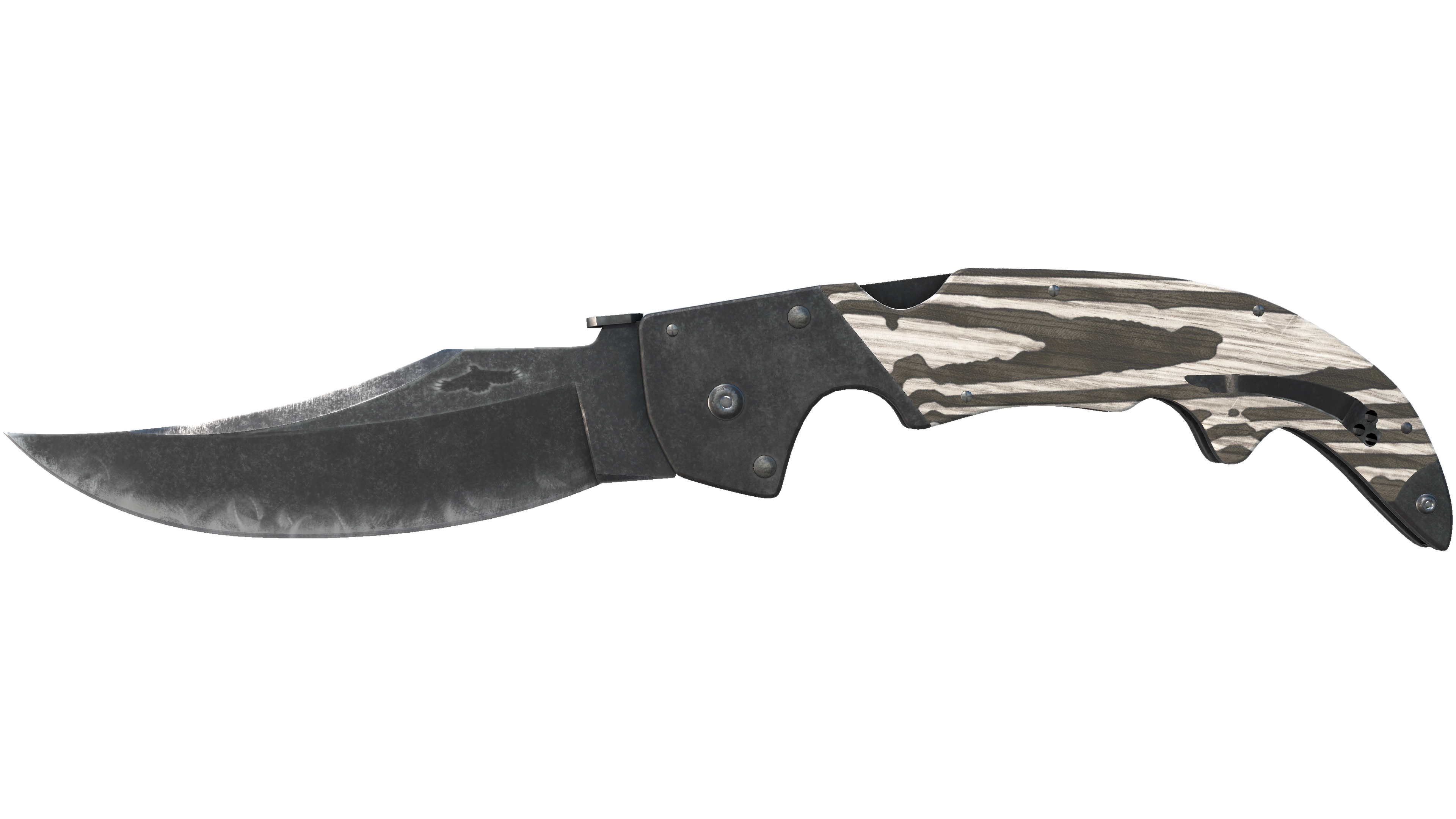 Миниатюра ★ Falchion Knife | Black Laminate (Factory New)