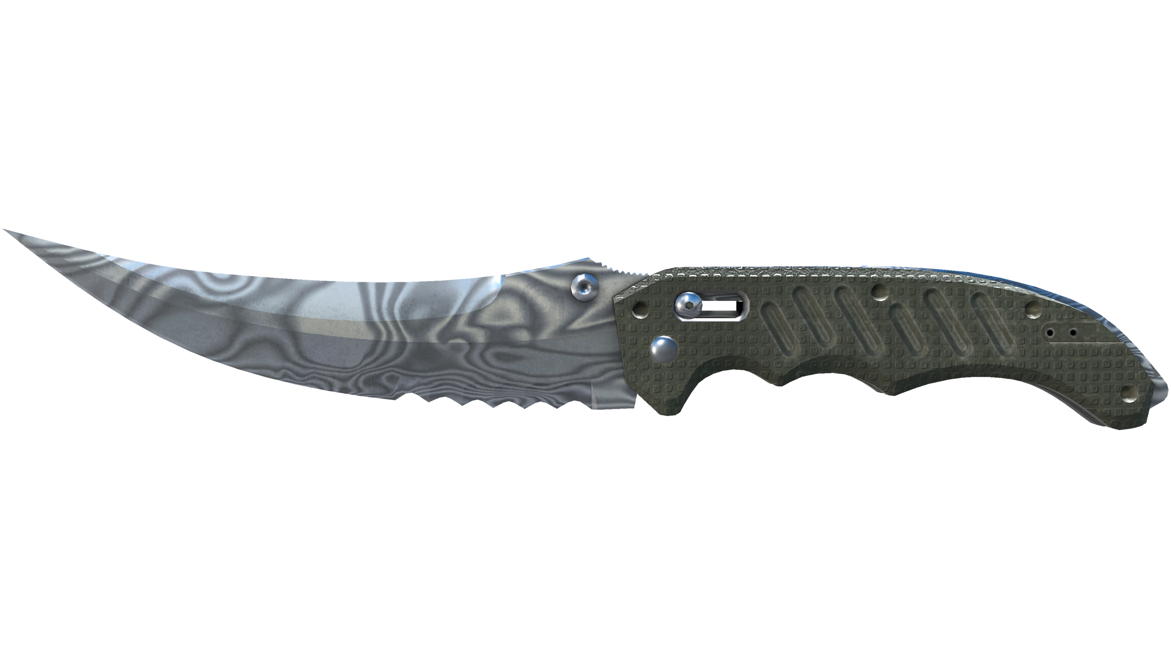 Miniature de ★ Flip Knife | Damascus Steel (Minimal Wear)