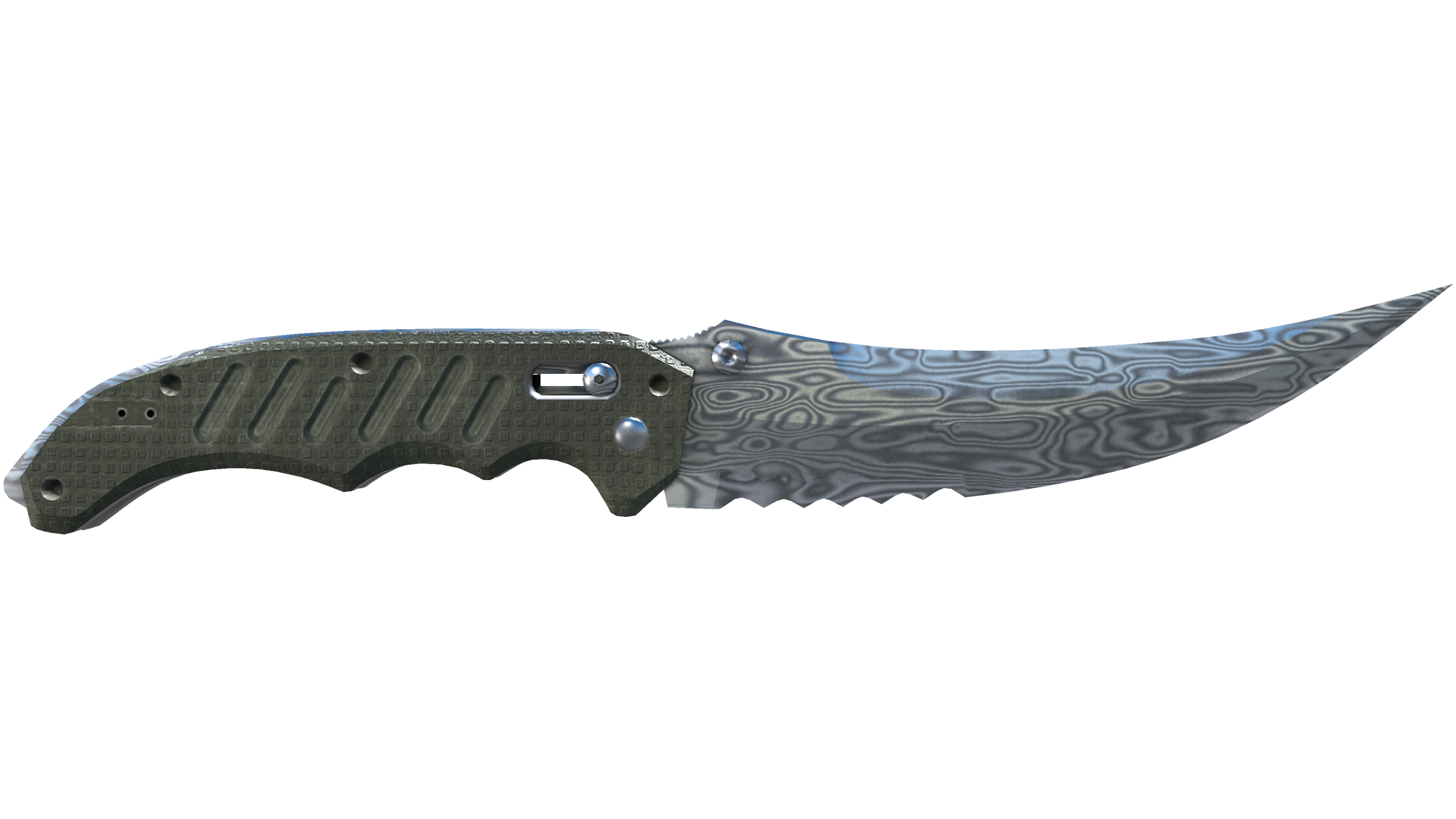 Miniature de ★ Flip Knife | Damascus Steel (Minimal Wear)