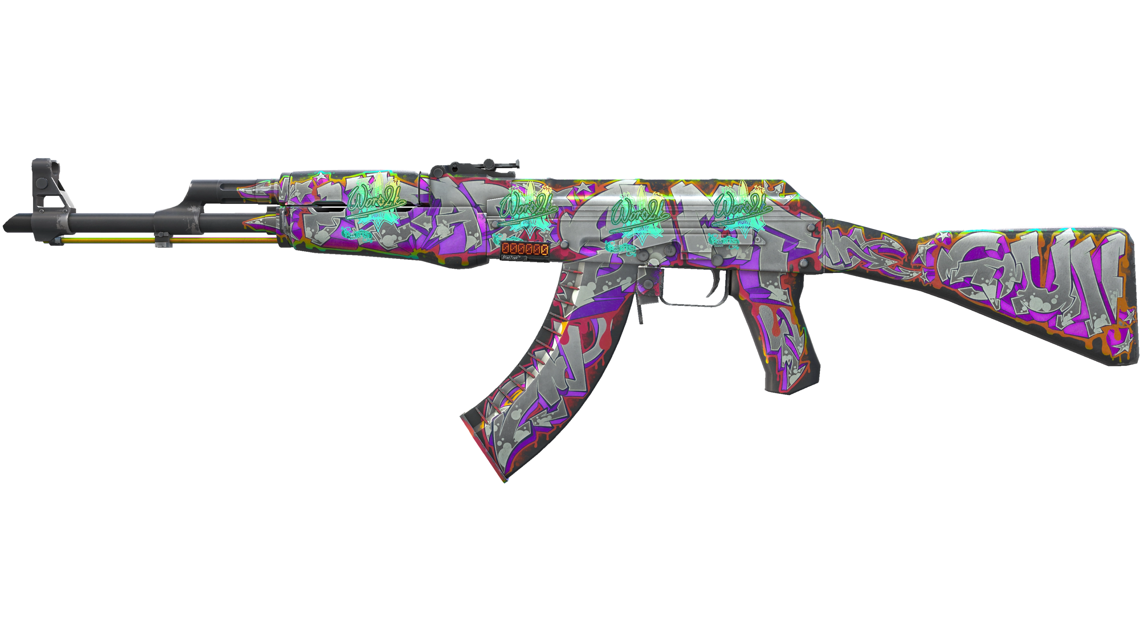 StatTrak™ AK-47 | Head Shot (Minimal Wear)
