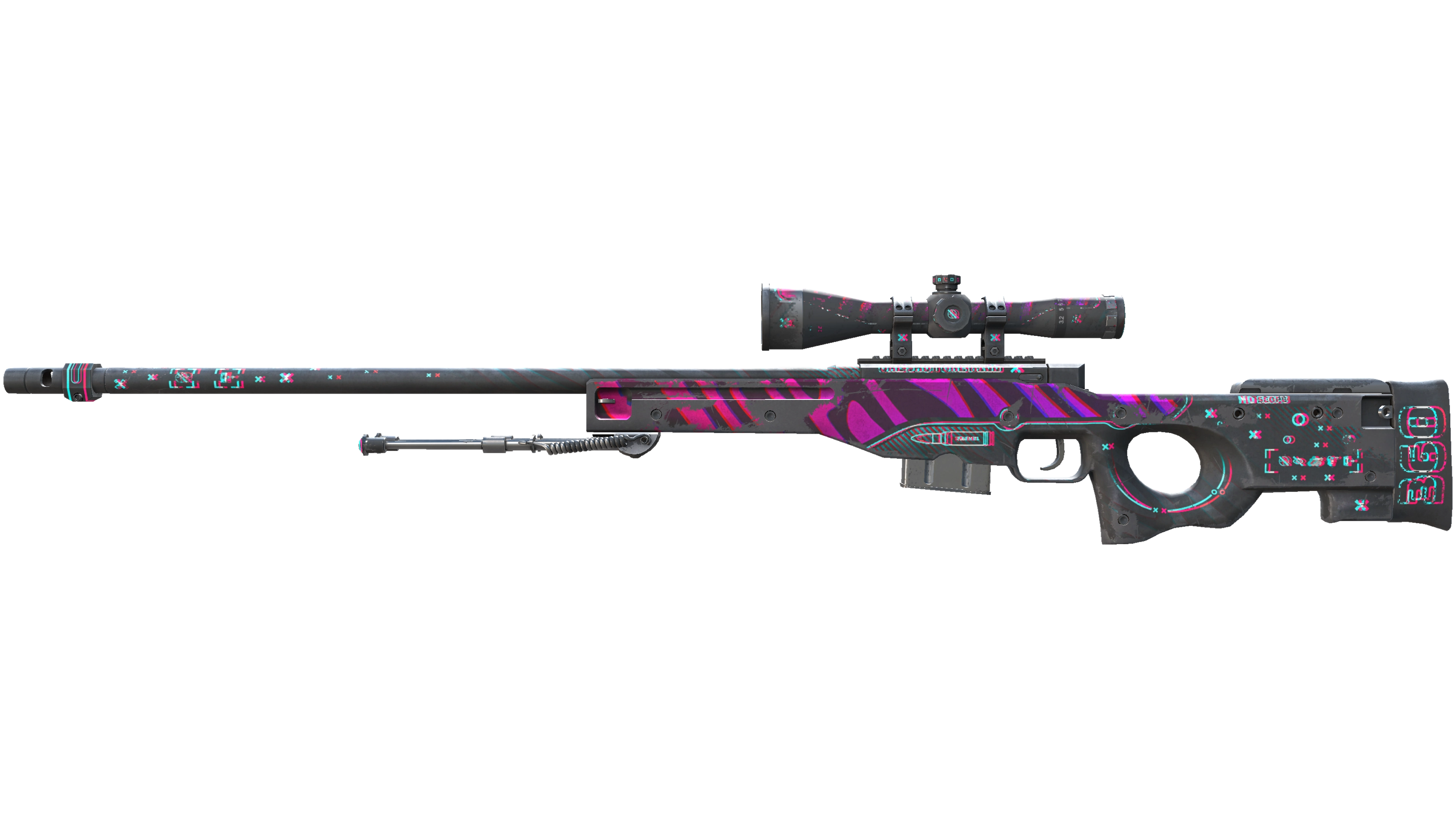 AWP | Chromatic Aberration (Battle-Scarred)